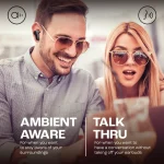 JBL Wave Beam TWS, 32Hr Playtime, IP54, Smart Ambient & TalkThru Mode, JBL App Bluetooth Headset (Black, In the Ear)